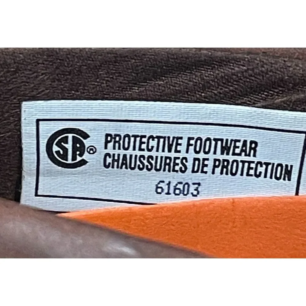 Rockport Works RK6736 Men's 13M Brown Leather EH Safety Toe Work Shoes ASTMF2413